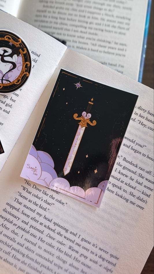 Gilded Dream Sword Phone / Laptop Decal Sticker