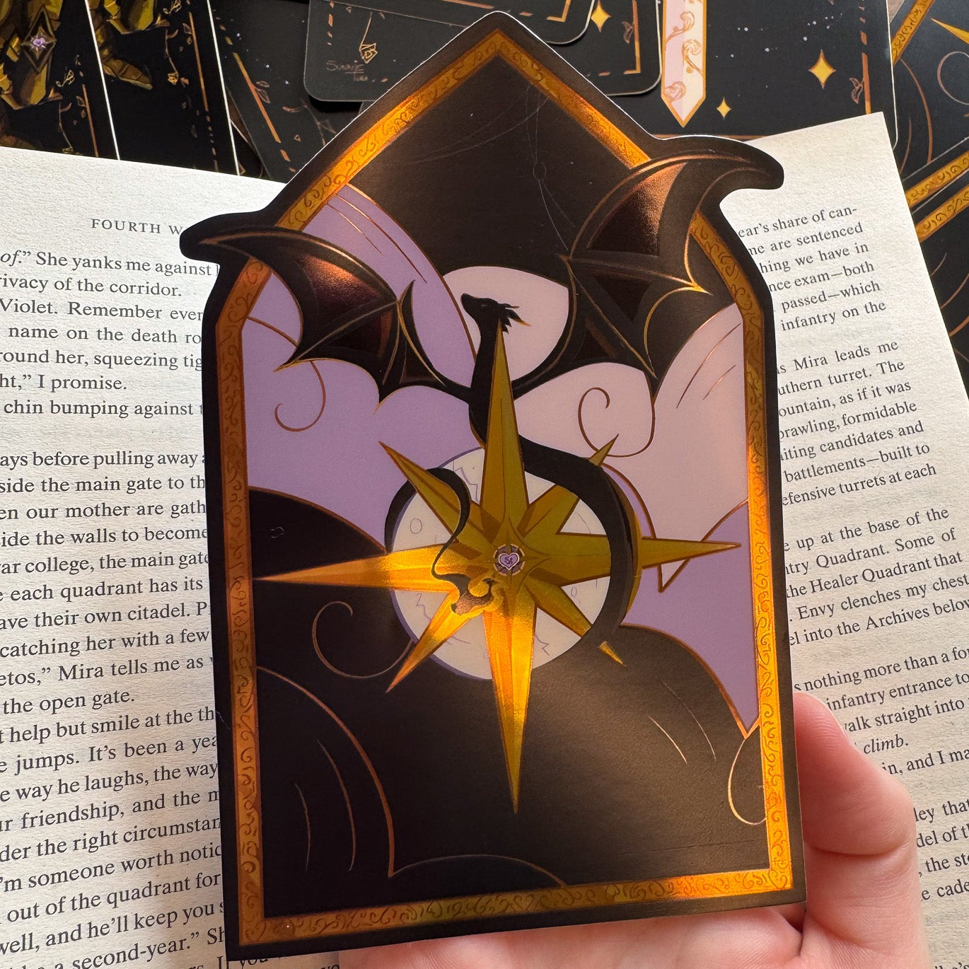 Gilded Star eReader Decal Sticker