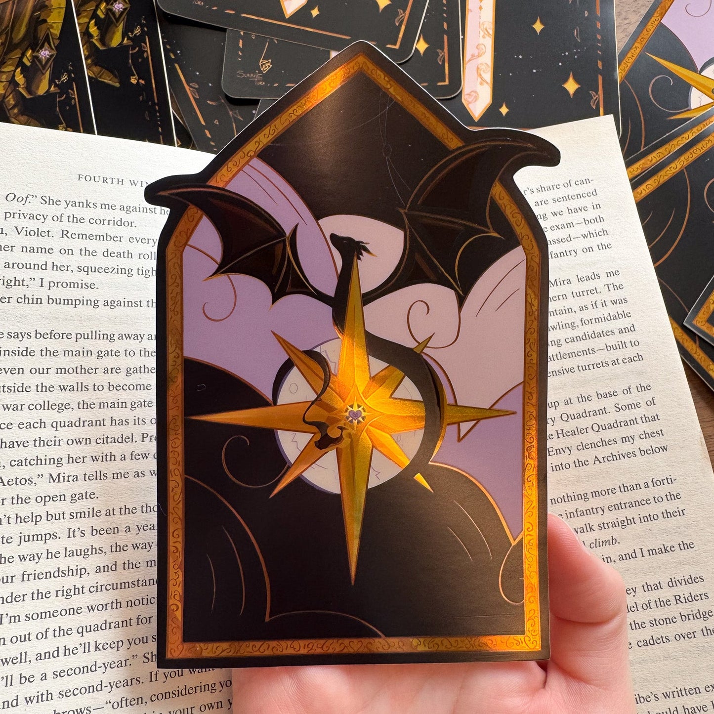 Gilded Star eReader Decal Sticker