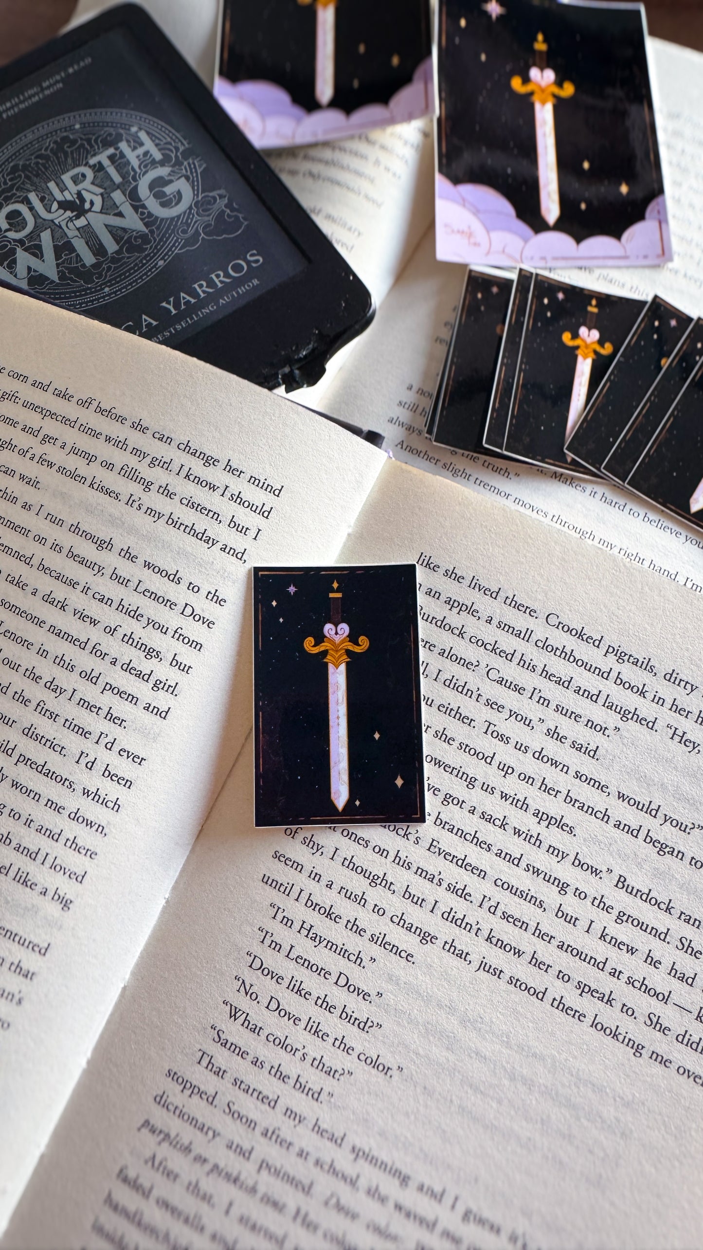 Gilded Sword Decal Sticker