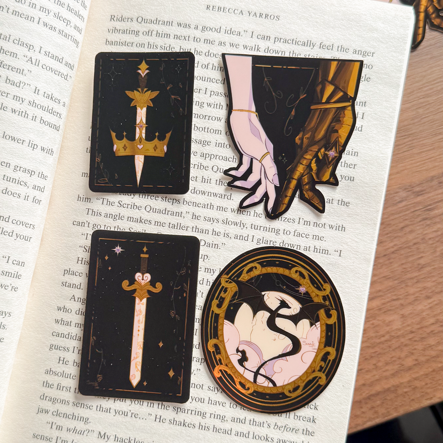 Gilded Dragon Decal Sticker