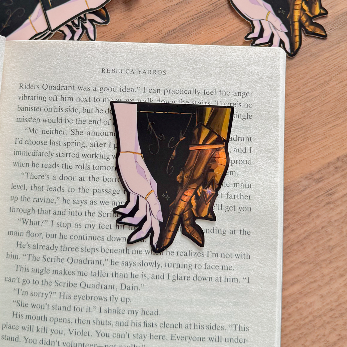 Gilded Hands Decal Sticker
