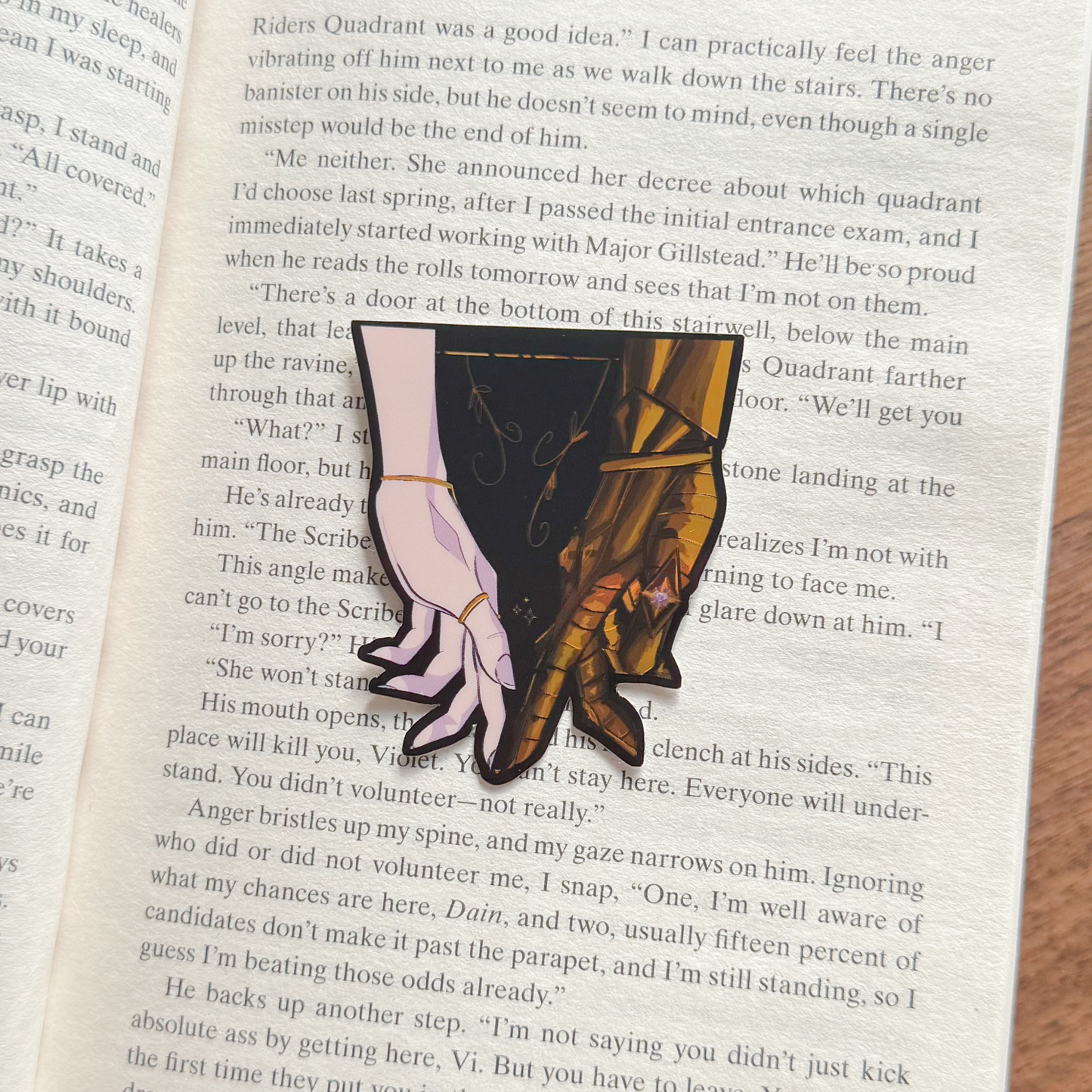 Gilded Hands Decal Sticker