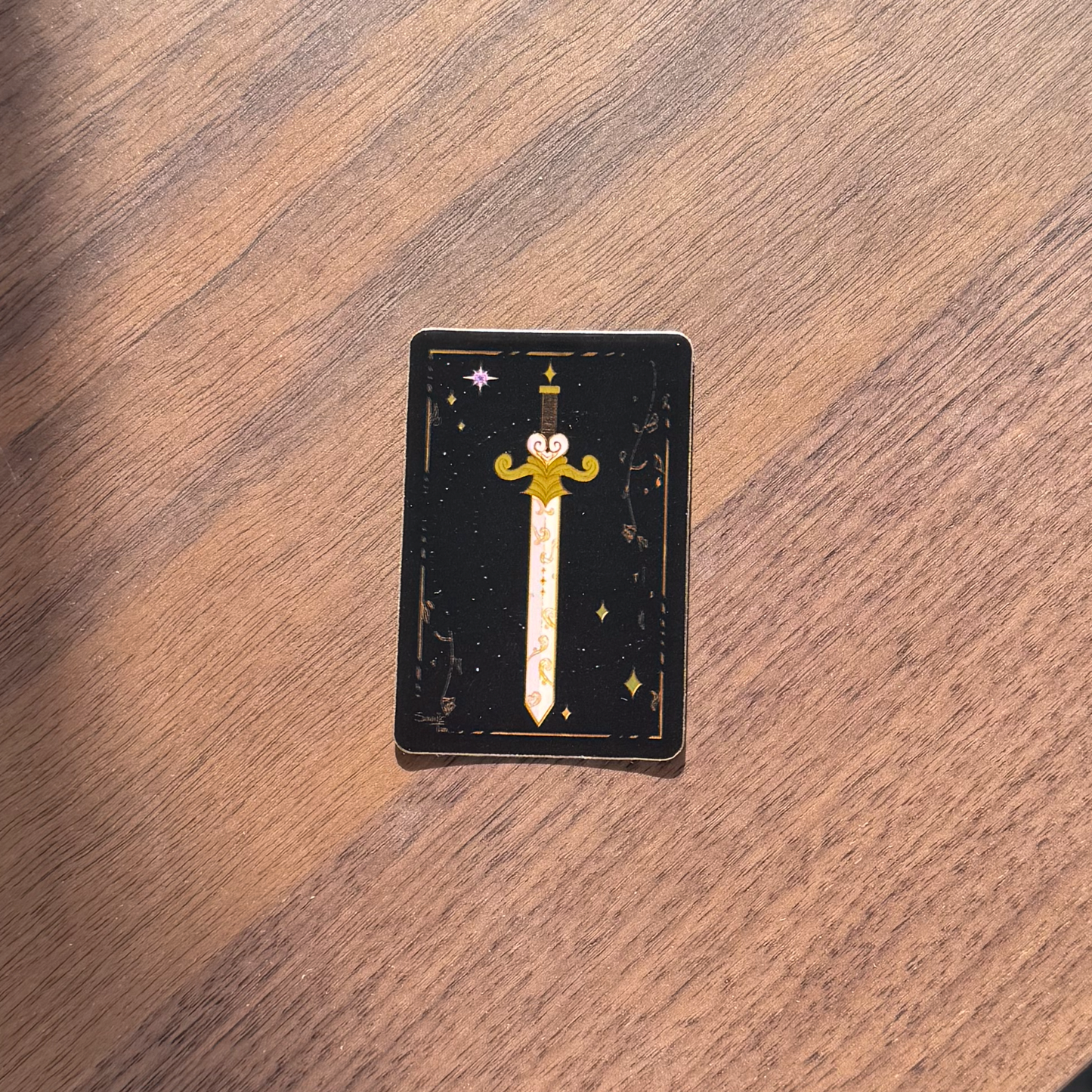 Gilded Sword Decal Sticker