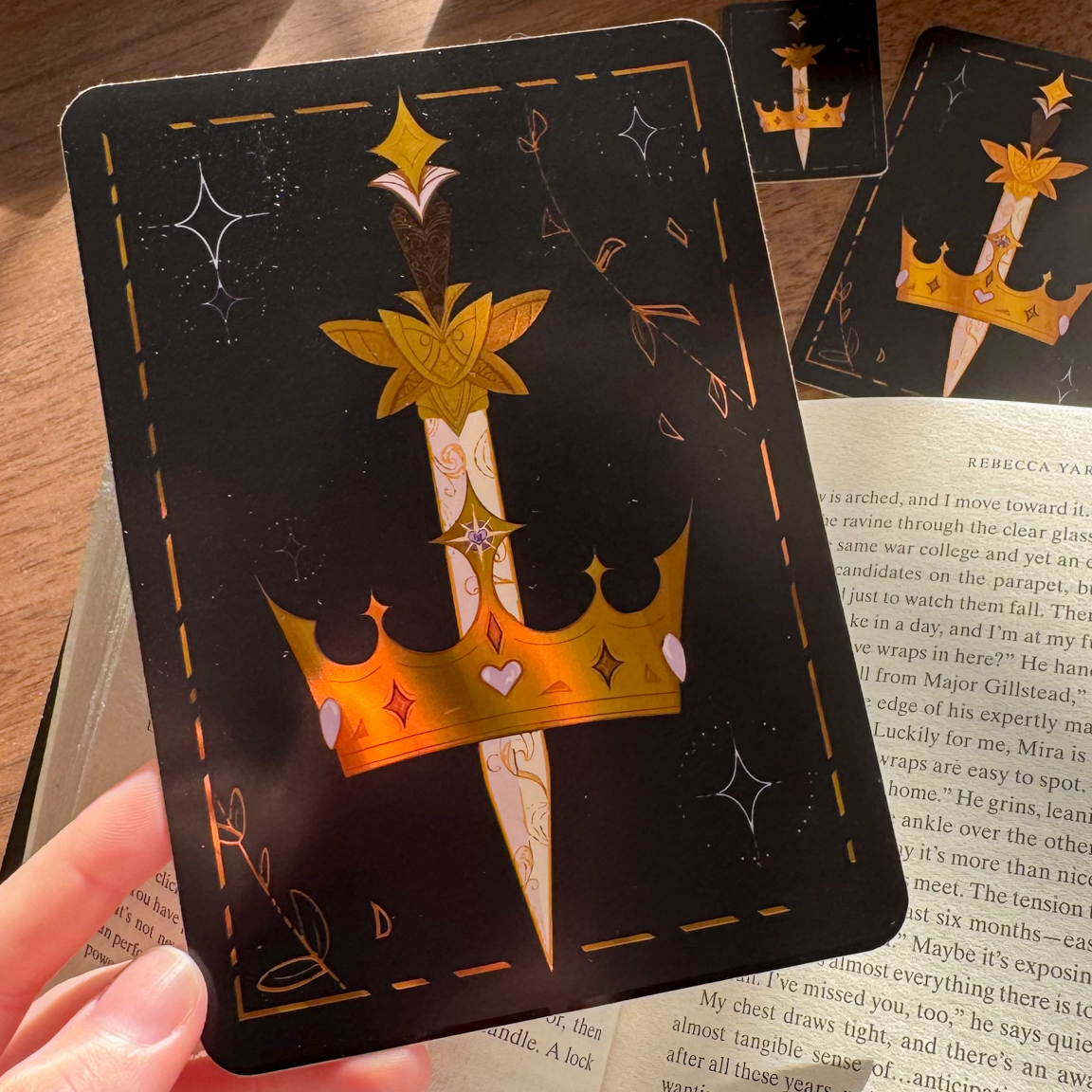 Gilded Crown eReader Decal Sticker