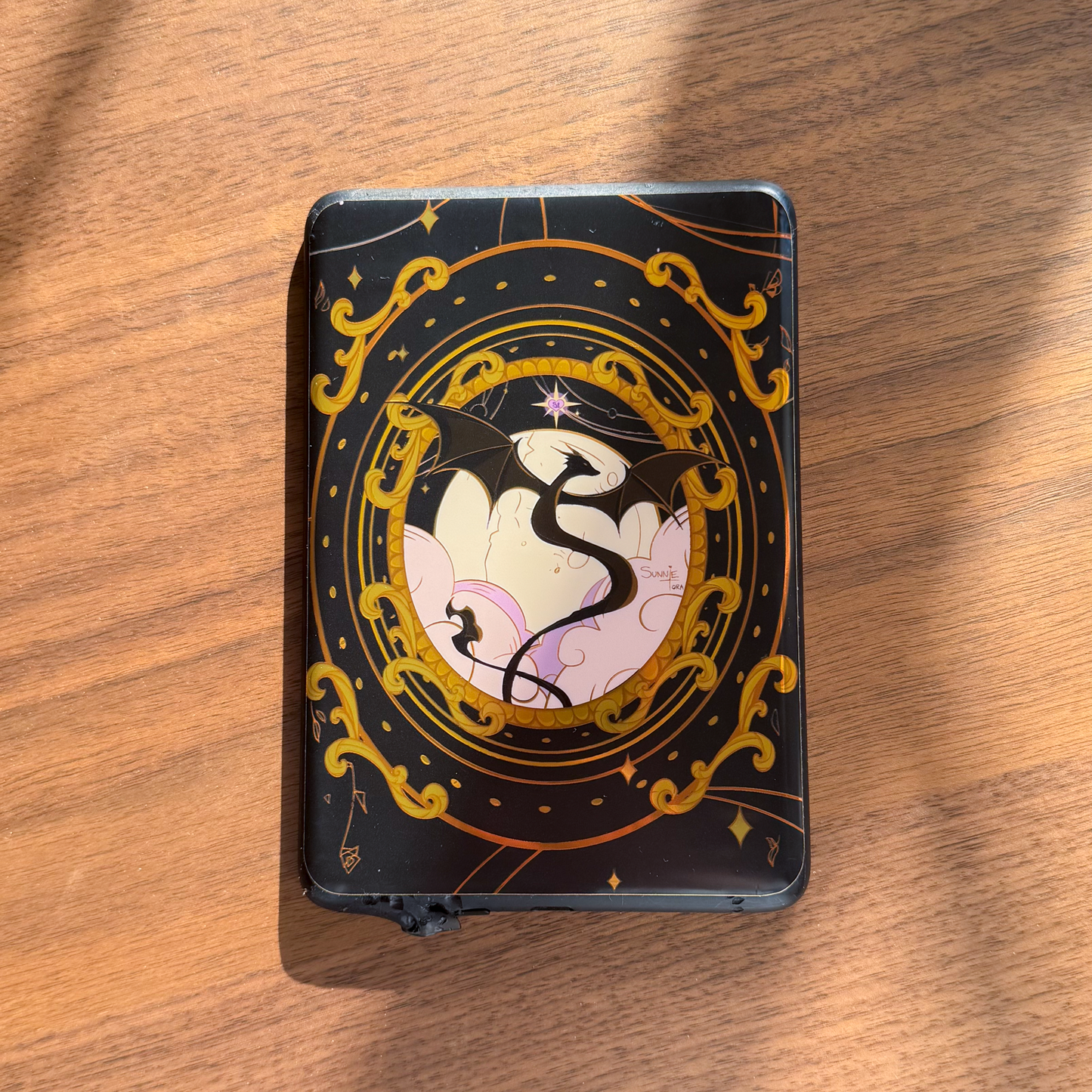 Gilded Dragon eReader Decal Sticker