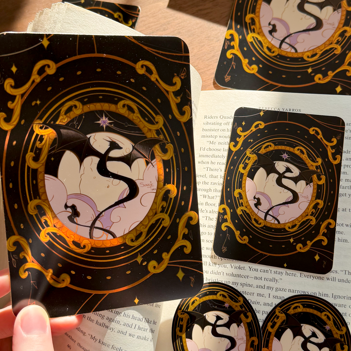 Gilded Dragon Decal Sticker
